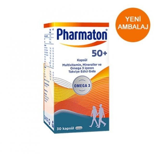 Pharmaton 50 Plus 30 Kapsül ürün görseli 1