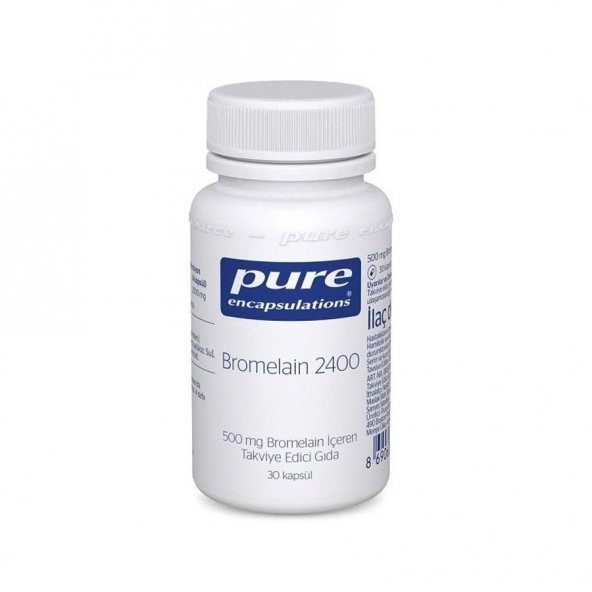 Pure Bromelain 2400 30 Kapsül ürün görseli 1
