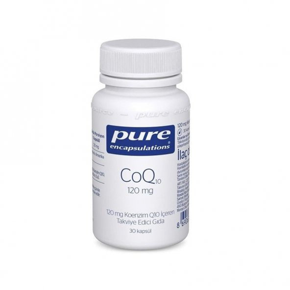 Pure Co Q10 120mg 30 Kapsül ürün görseli 1