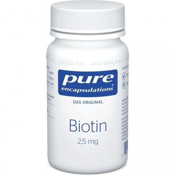 Pure Biotin 2.5 mg 60 Kapsül ürün görseli 1