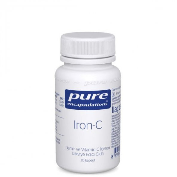 Pure Iron-C 30 Kapsül ürün görseli 1
