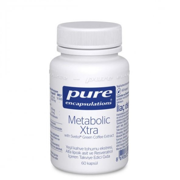 Pure Metabolic Xtra 60 Kapsül ürün görseli 1