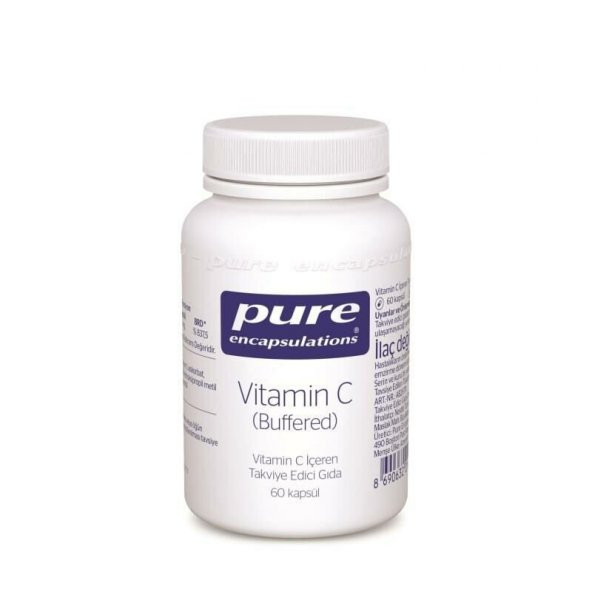 Pure Vitamin C Buffered 60 Kapsül ürün görseli 1