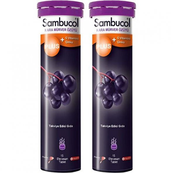Sambucol Plus 15 Efervesan Tablet 2 Adet ürün görseli 1