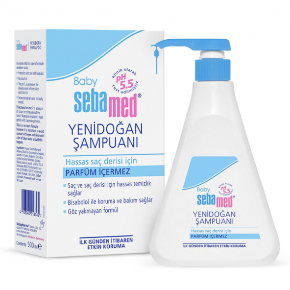 Sebamed Yenidoğan Şampuan 500 ml ürün görseli 1