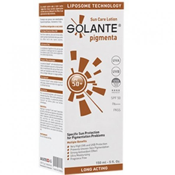 Solante Pigmenta Spf 50+ Sun Care Lotion 150 ml ürün görseli 1