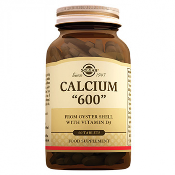 Solgar Calcium 600 (Oyster Shell) 60 Tablet ürün görseli 1