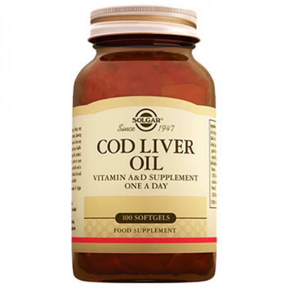 Solgar Cod Liver Oil 100 Softjel ürün görseli 1
