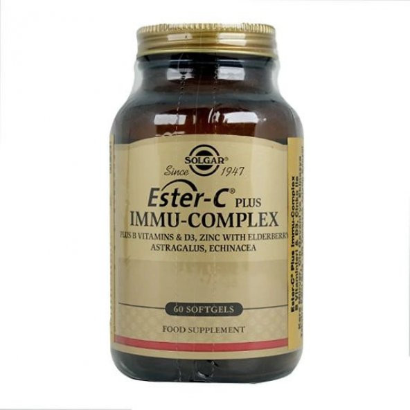 Solgar Ester-C Plus Immu-Complex 60 Kapsül ürün görseli 1