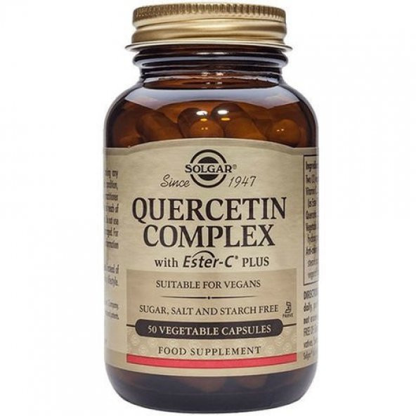 Solgar Quercetin Complex 50 Kapsül ürün görseli 1