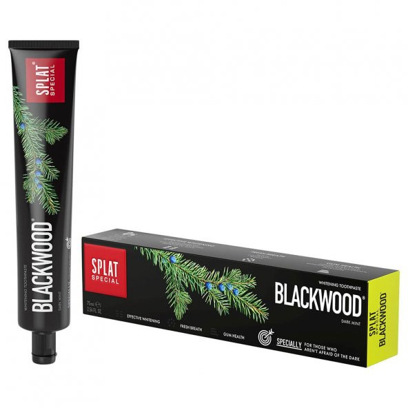 Splat Blackwood Siyah Beyazlatıcı Diş Macunu 75 ml ürün görseli 1
