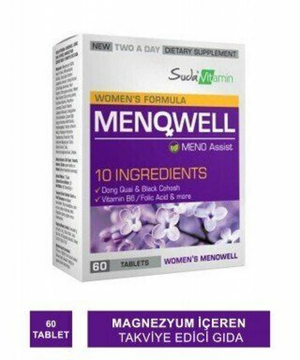 Suda Vitamin Menowell Women's Formula 60 Tablet ürün görseli 1