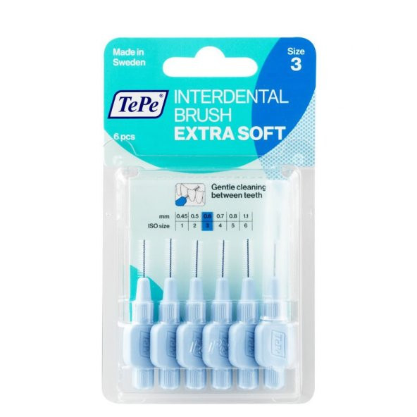 Tepe Blister 6lı Extra Soft 0.6mm Mavi ürün görseli 1