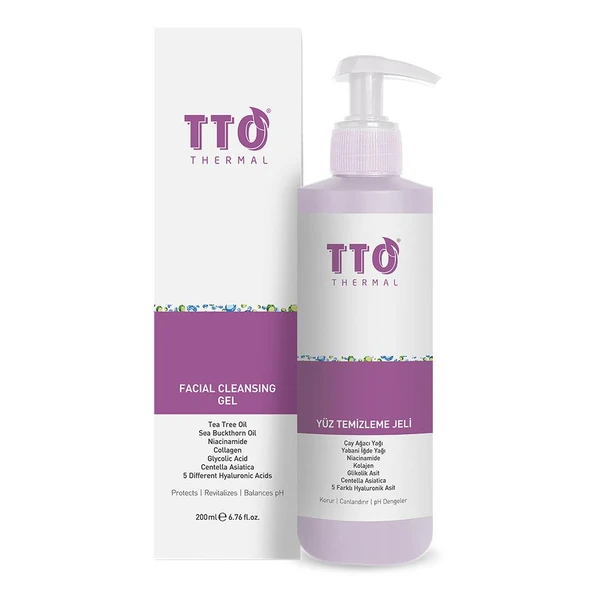 TTO Yüz Temizleme Jeli 200 ml ürün görseli 1
