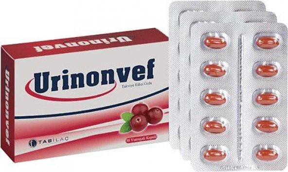 Urinonvef Cranberry 30 Yumuşak Kapsül ürün görseli 1