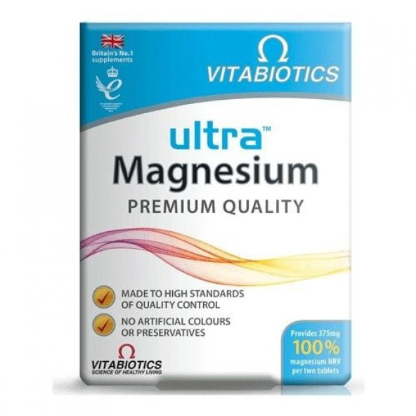 Vitabiotics Ultra Magnesium 60 Tablet ürün görseli 1
