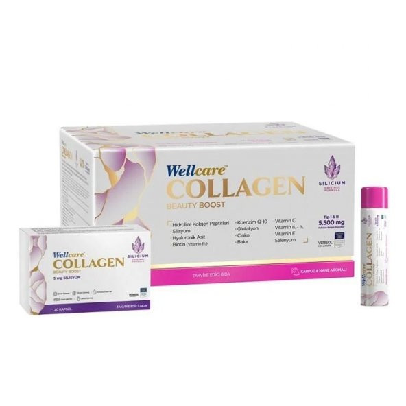 Wellcare Collagen Beauty Plus Karpuz- Nane  Aromalı 5.500 30 Tüp ürün görseli 1