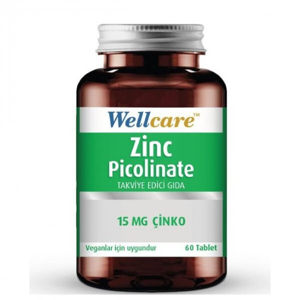 Wellcare Çinko Pikolinat 15 mg 60 Kapsül ürün görseli 1