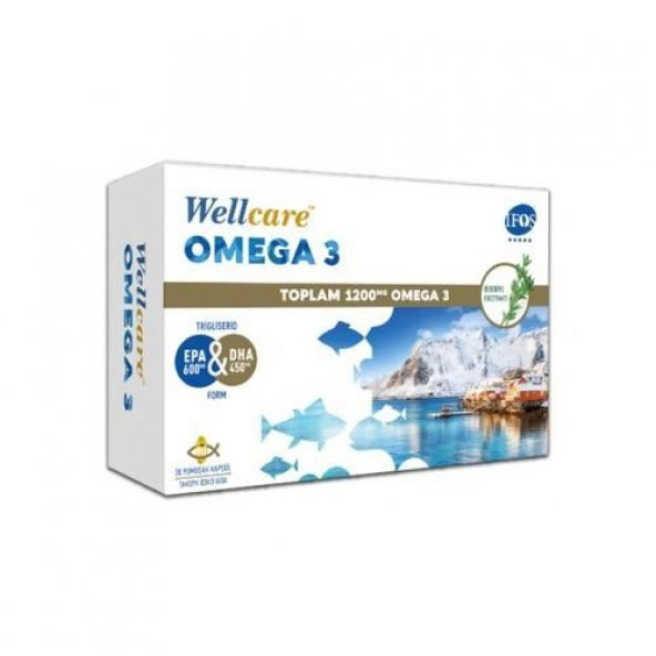 Wellcare Omega 3 Balık Yağı 30 Kapsül ürün görseli 1