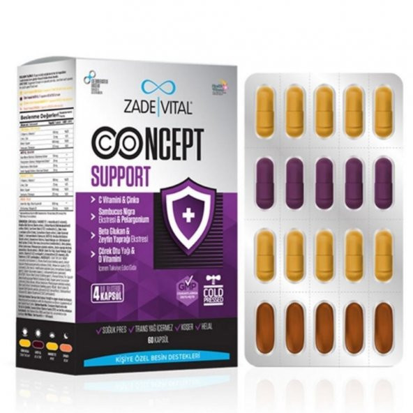 Zade Vital Concept Support 60 Kapsül ürün görseli 1