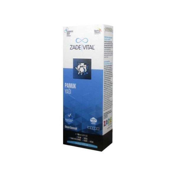 Zade Vital Pamuk Yağı 150 ml ürün görseli 1