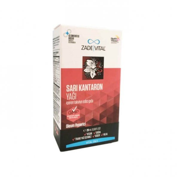Zade Vital Sarı Kantaron Yağı 20ml ürün görseli 1