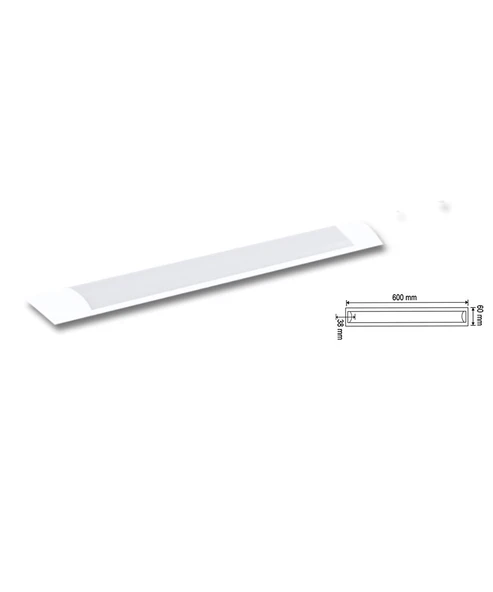 18W Beyaz Led Bant Armatür Amber Işık 2 Adet ürün görseli 1