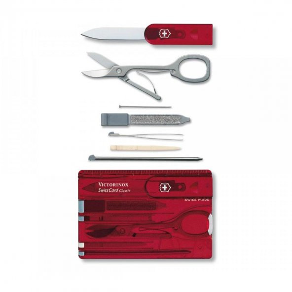 Victorinox 0.7100.T SwissCard Classic Ruby - Resim 2