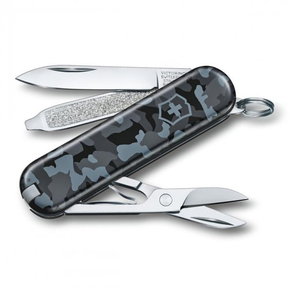 Victorinox 0.6223.942 Klasik 58mm Lacivert Kamuflaj Çakı ürün görseli 1