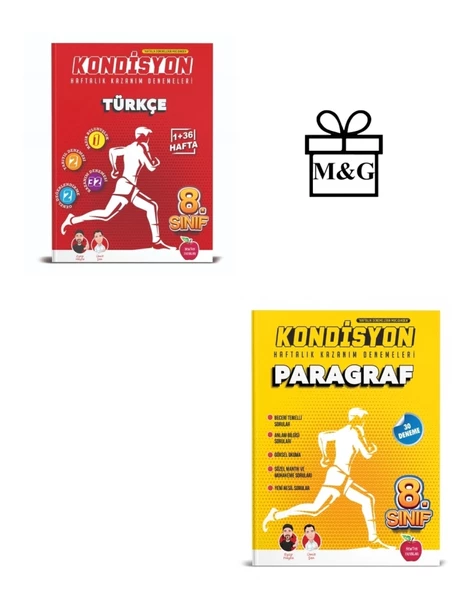 8.Sınıf Kondisyon Türkçe Ve Paragraf Deneme ürün görseli 1