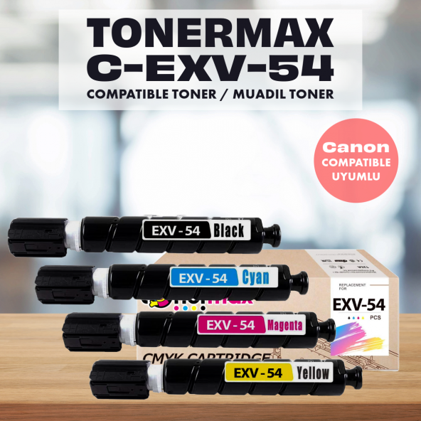 Canon C-EXV-54 Muadil Toner Takım /ImageRUNNER C3025i / C3125i / C3262i ürün görseli 1