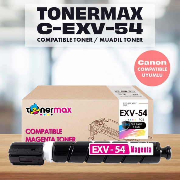 Canon C-EXV-54 Muadil Toner Kırmızı / ImageRUNNER C3025i / C3125i / C3262i ürün görseli 1
