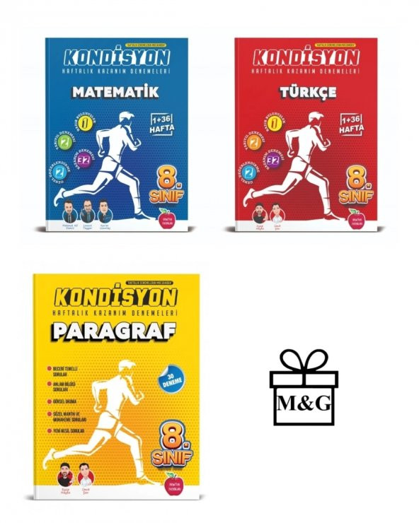 8.Sınıf Kondisyon Matematik Türkçe Ve Paragraf Deneme ürün görseli 1