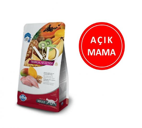 ND Düşük Tropical Selection Tavuklu Kedi Maması 1 KG AÇIK ürün görseli 1
