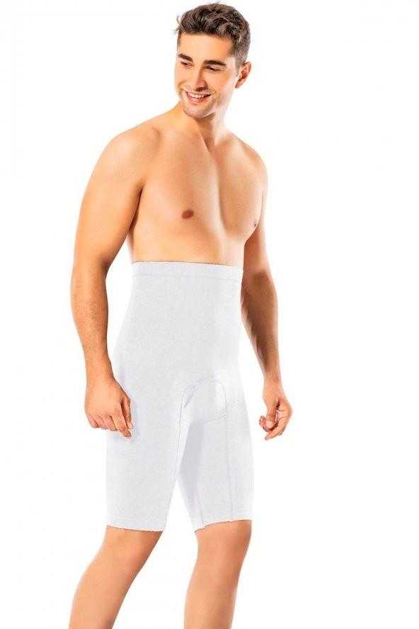 Formfit 6905 Erkek Sert Paçalı Göbek Korsesi ( Beyaz) ürün görseli 1