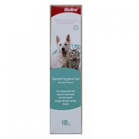 Bioline Kedi&Köpek Biftek Aromalı Ağız Bakım Sıvısı 100 Gr ürün görseli 1