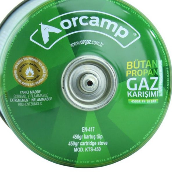 Orcamp 450 Gram Vidalı Gaz Kartuşu - Resim 3