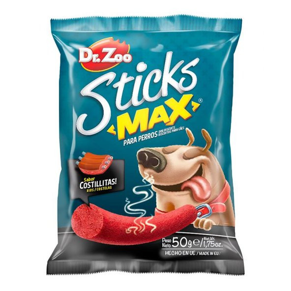 Dr.zoo Sticks Max Kaburga Etli Köpek Ödülü 50gr ürün görseli 1