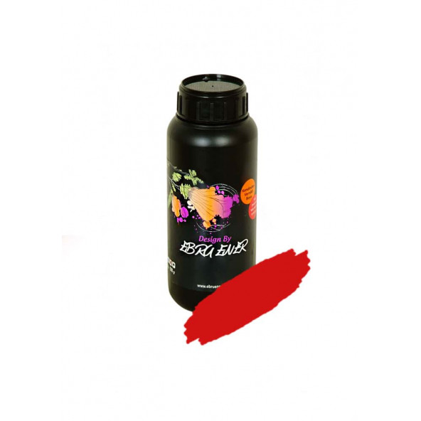 Ebru Ener Yeni Nesil Vernikli Genel Yüzey Boyası (Anka) Ebru Kırmızı 500 gr. ürün görseli 1