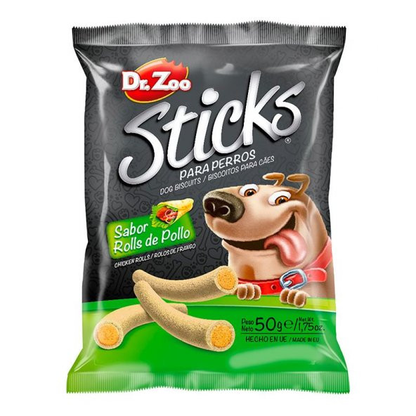 Dr.zoo Sticks Tavuklu Çubuk Köpek Ödülü 50gr ürün görseli 1