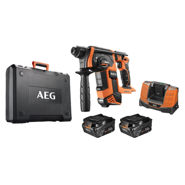 AEG BBH 18BL2-502C AKÜLÜ KÖMÜRSÜZ KIRICI DELİCİ 18V 5Ah ÇİFT AKÜ ürün görseli 1