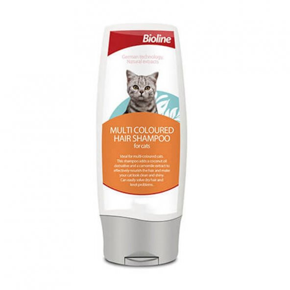 Bioline Kedi Şampuanı Çok Renkli Kedi İçin 200 ML SKT:07/2027 ürün görseli 1