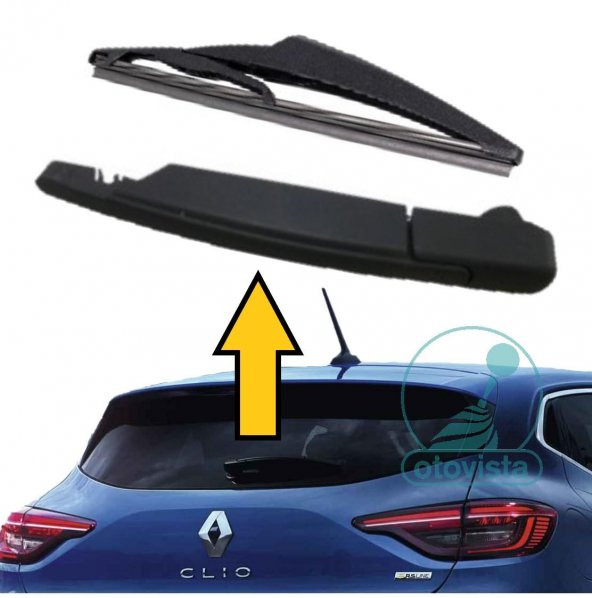RENAULT CLİO 5 ARKA SİLECEK VE KOLU (KOMPLE TAKIM) 2019-2023 ürün görseli 1