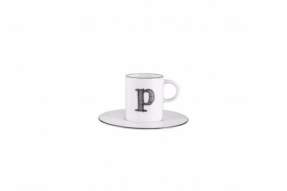 Porland Harf (P) Tabaklı Kahve Fincanı 85 Cc04A+P021907 ürün görseli 1