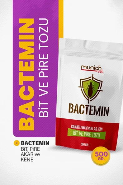 Munich Vet Bactemin Bit Pire Tozu 500 gr ürün görseli 1