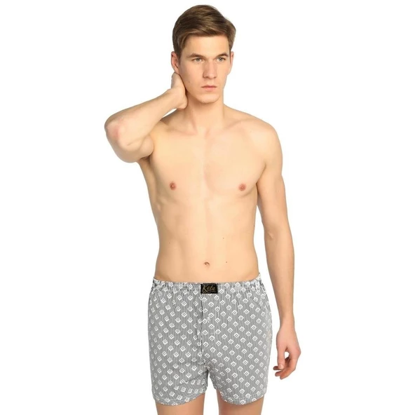 Kota Erkek Penye Boxer Desenli Erkek Boxer 1004 ürün görseli 1