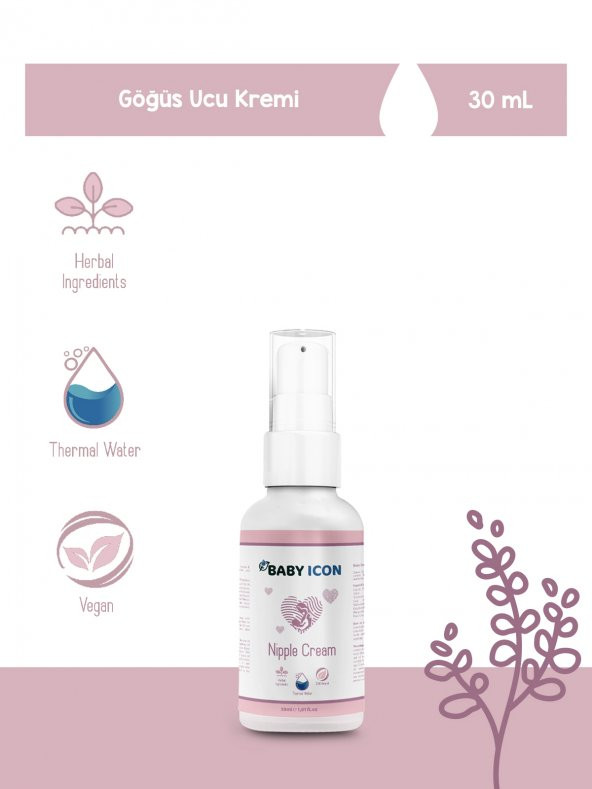 Baby Icon Göğüs Ucu Kremi 30 Ml ürün görseli 1