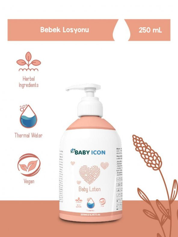Baby icon  Nemlendirici Yüz ve Vücut Bebek Losyonu 250 ml ürün görseli 1