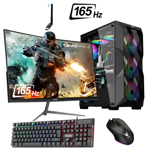 Reaper İ5-12400F 8GB 512GB M.2 NVMe RX 550 4GB 24" 180HZ Oyuncu Oem Seti ürün görseli 1