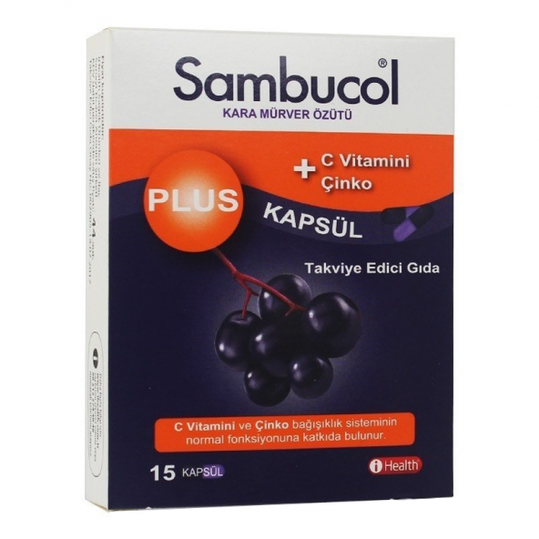 Sambucol Plus 15 Kapsül ürün görseli 1